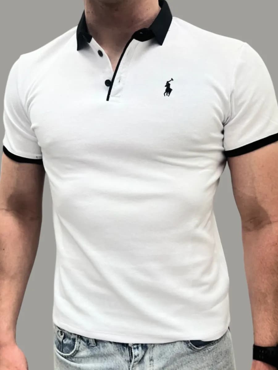 Футболка поло с коротким рукавом