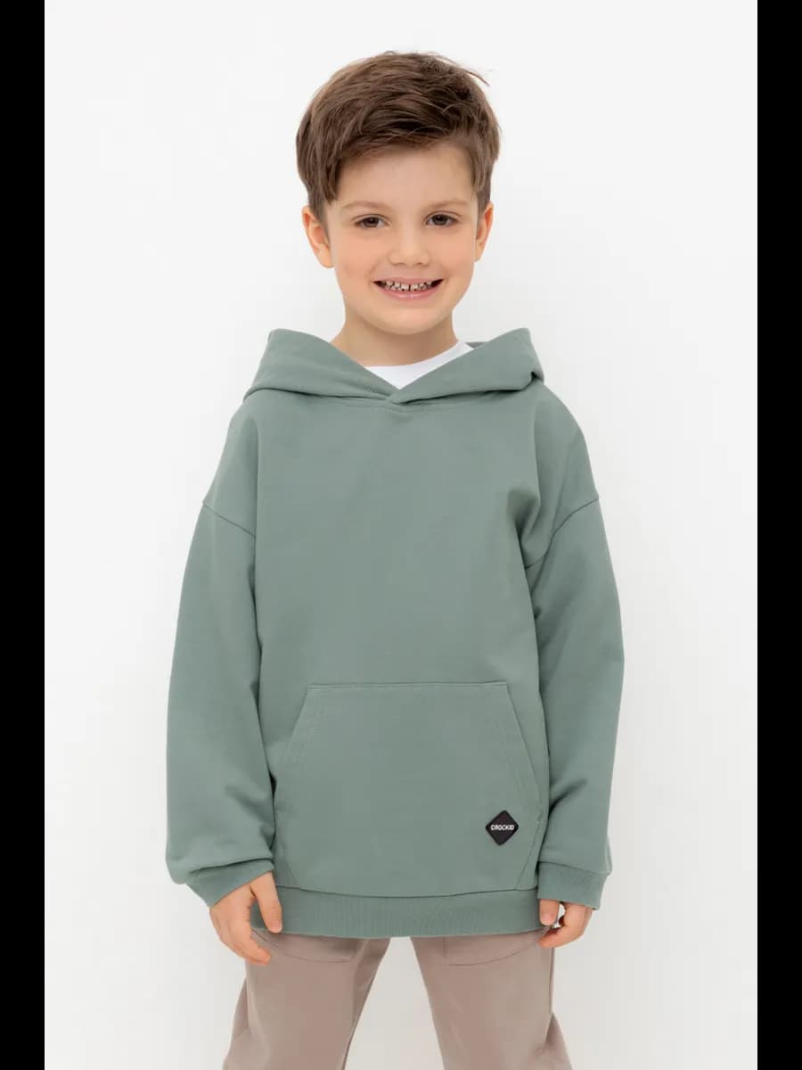 Тонкое худи для мальчика из натурального хлопка