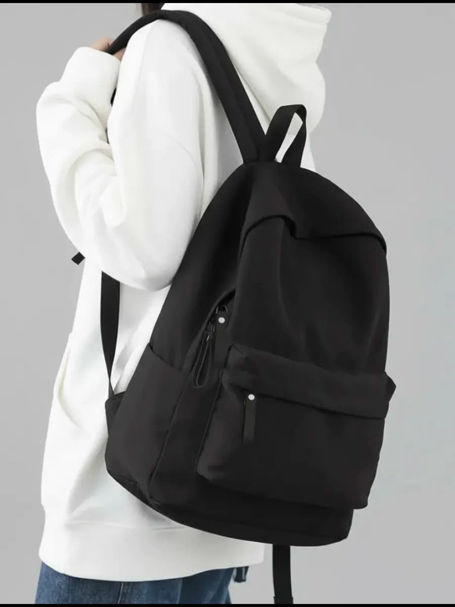 Рюкзак черный школьный универсальный