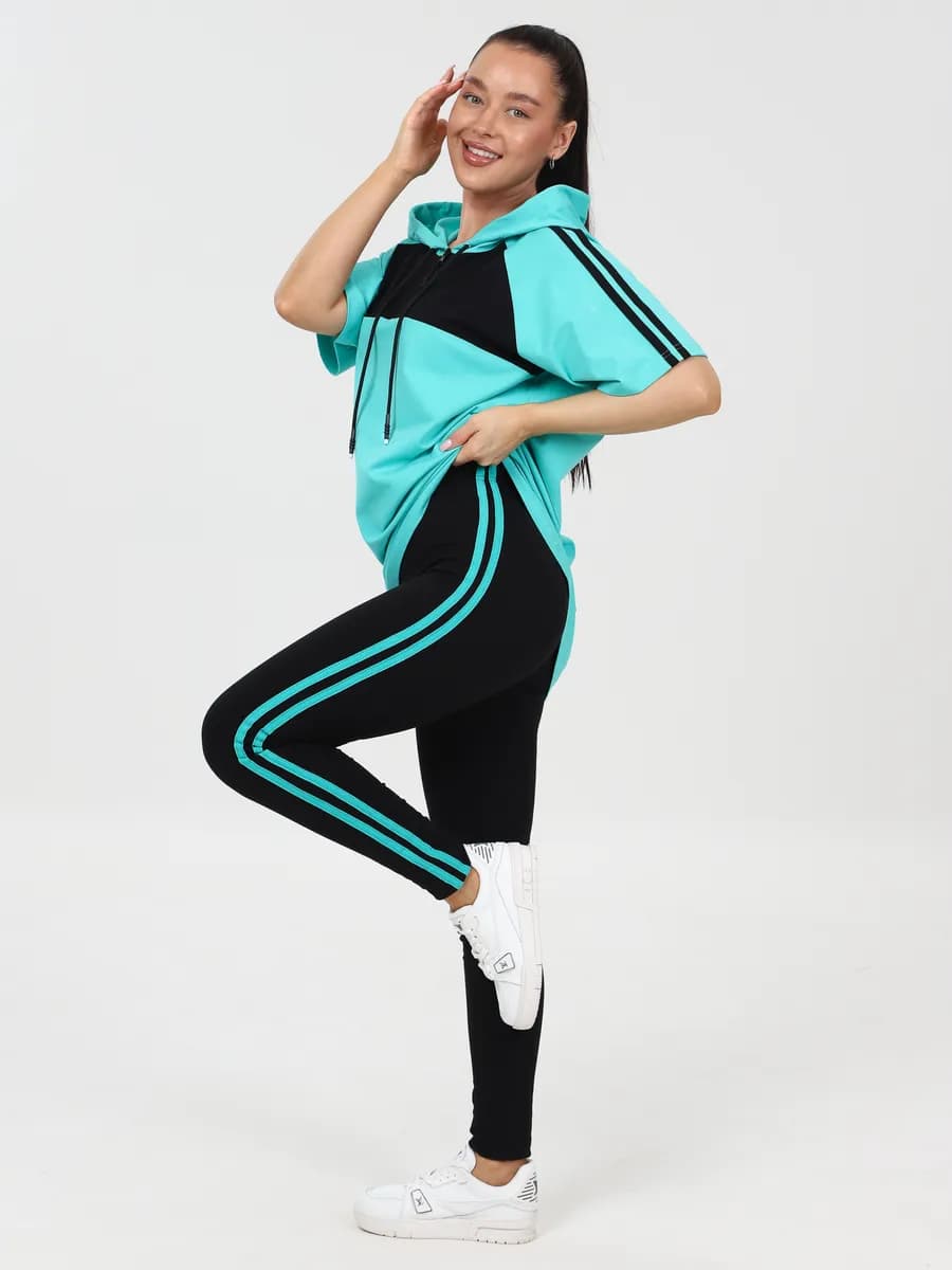 Костюм спортивный женский больших размеров с брюками