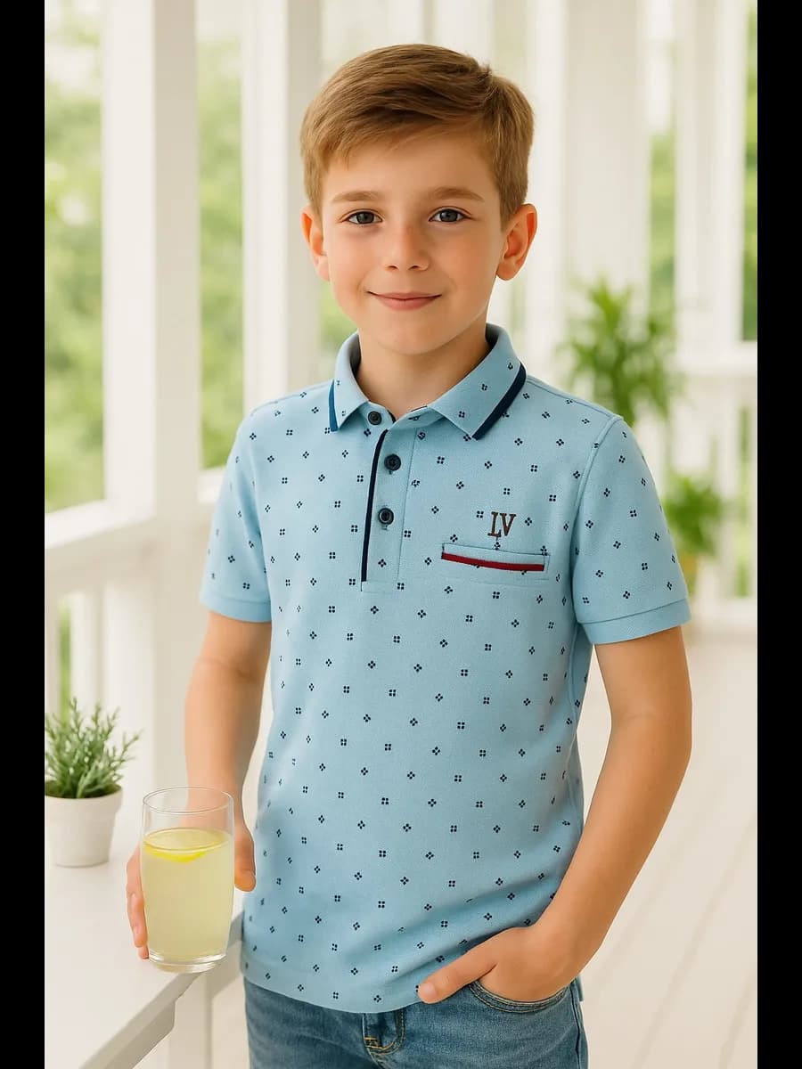 Футболка-поло нарядная