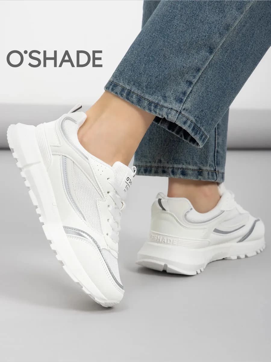 Кроссовки женские белые