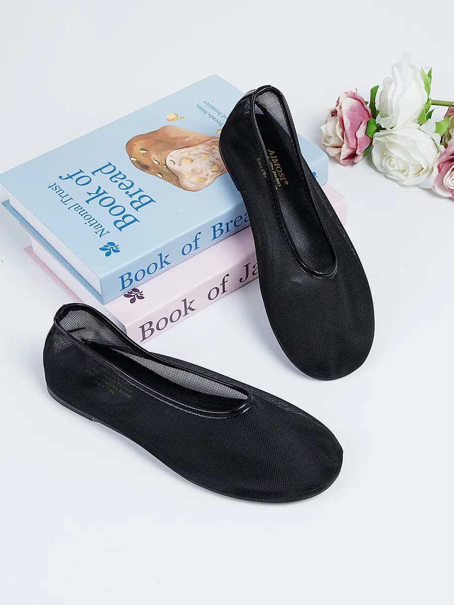 Балетки женские в сеточку