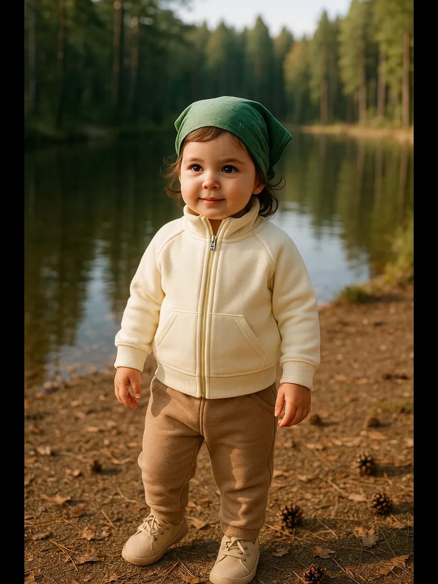 Толстовка кофта для новорожденных на молнии