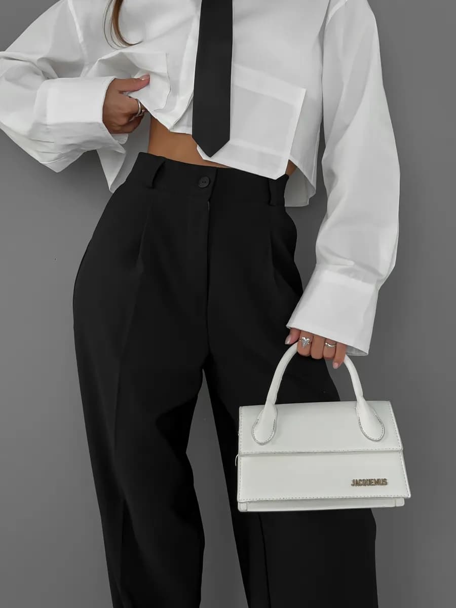 Брюки палаццо классические