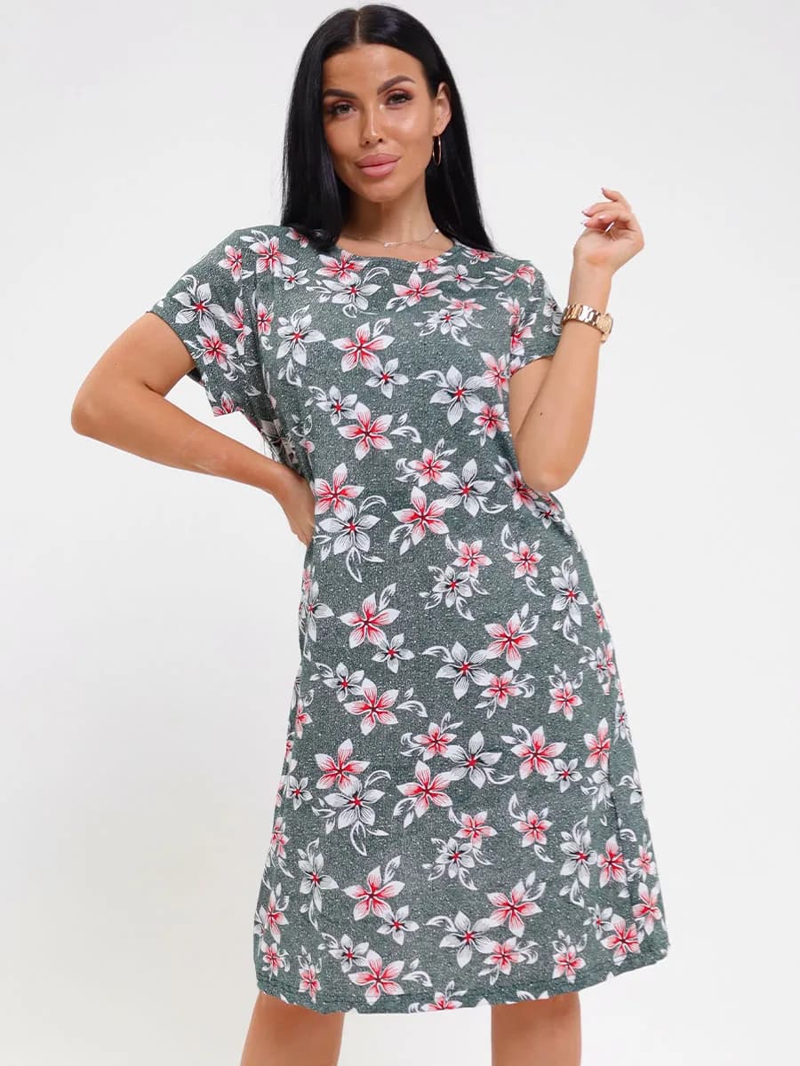 Платье для дома, туника летняя, ночная сорочка