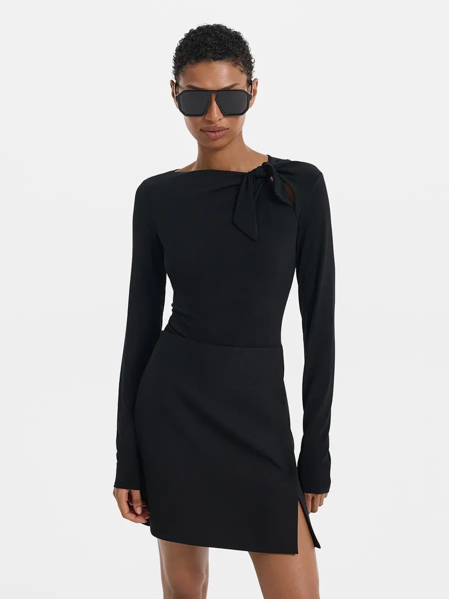 Боди с длинными рукавами