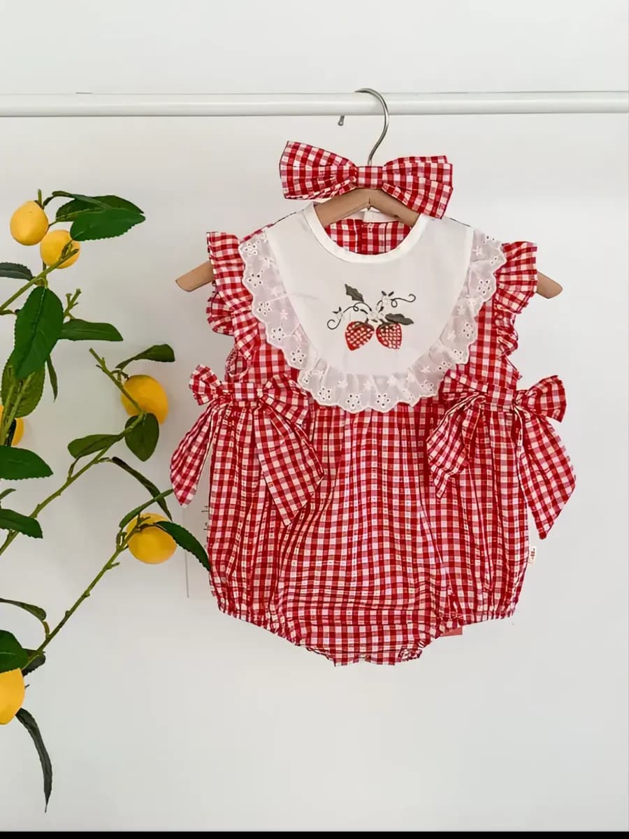 Боди для новорожденных девочек нарядное с повязкой