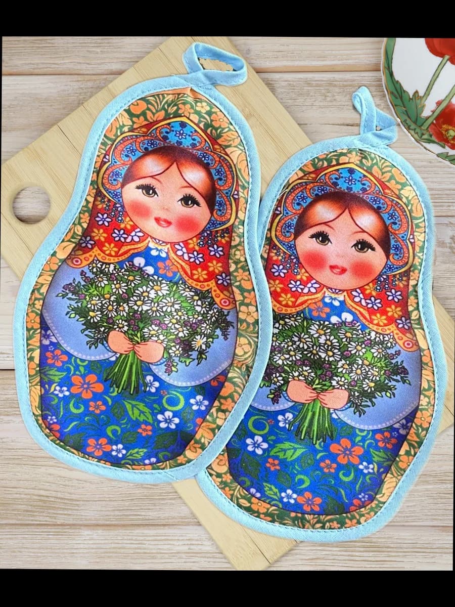 Прихватки кухонные набор 2 штуки