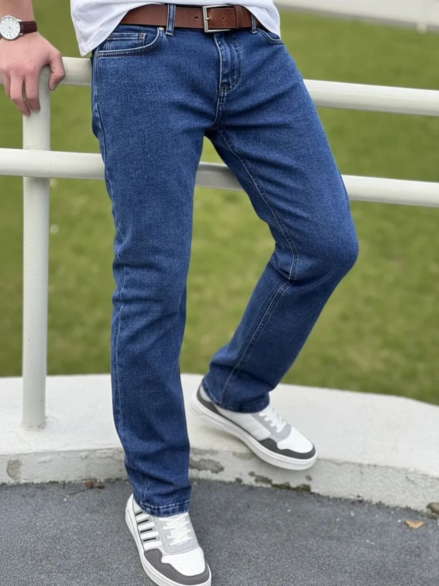 Джинсы прямые классические