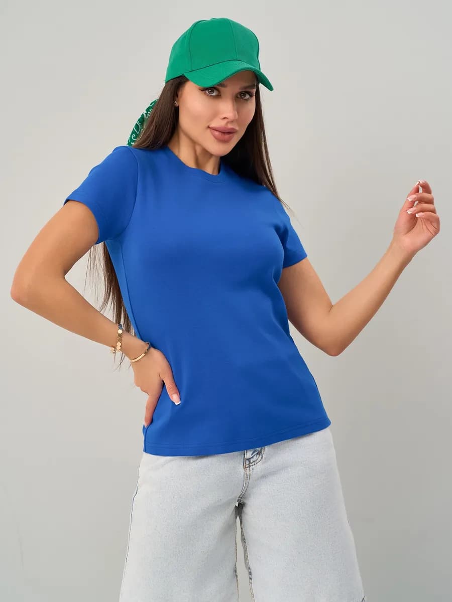 Футболка однотонная базовая хлопок