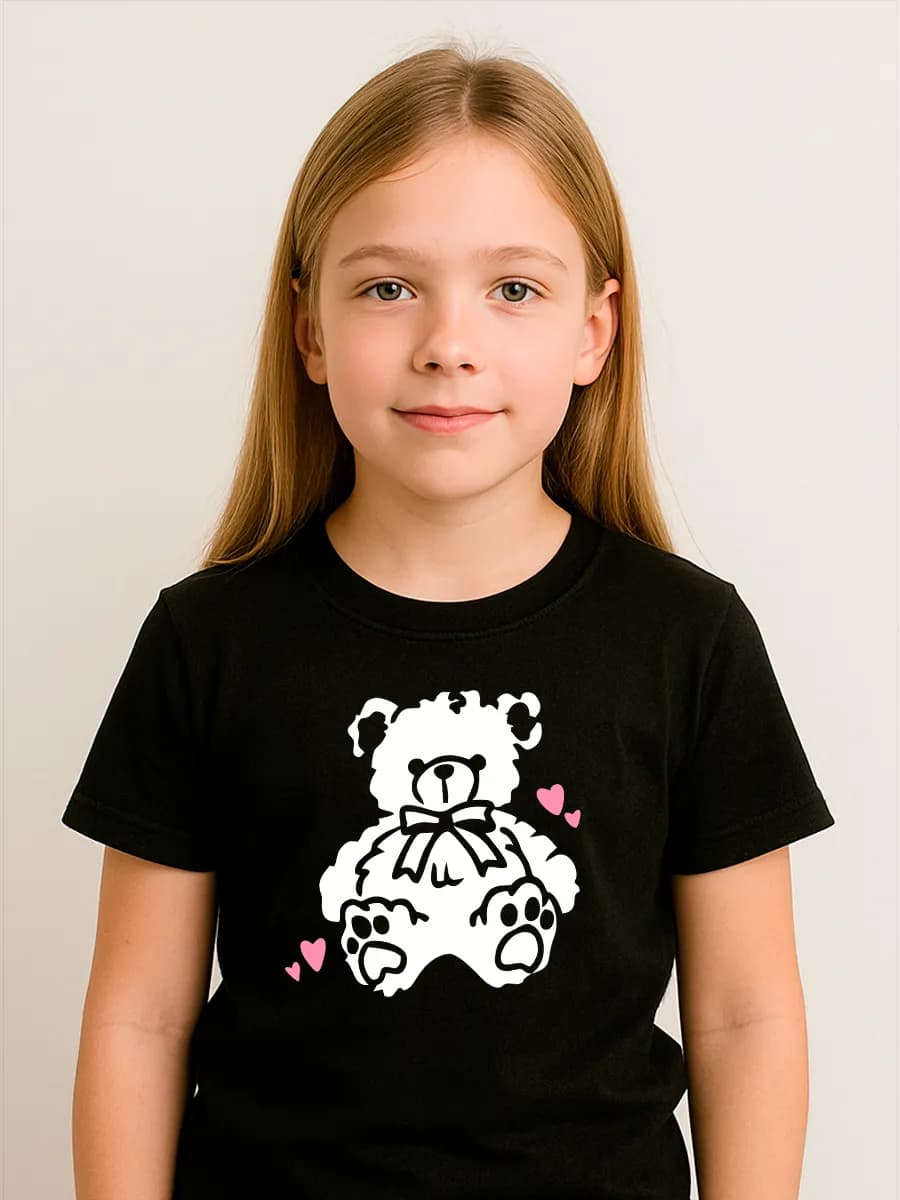 Футболка детская с принтом "Мишка"