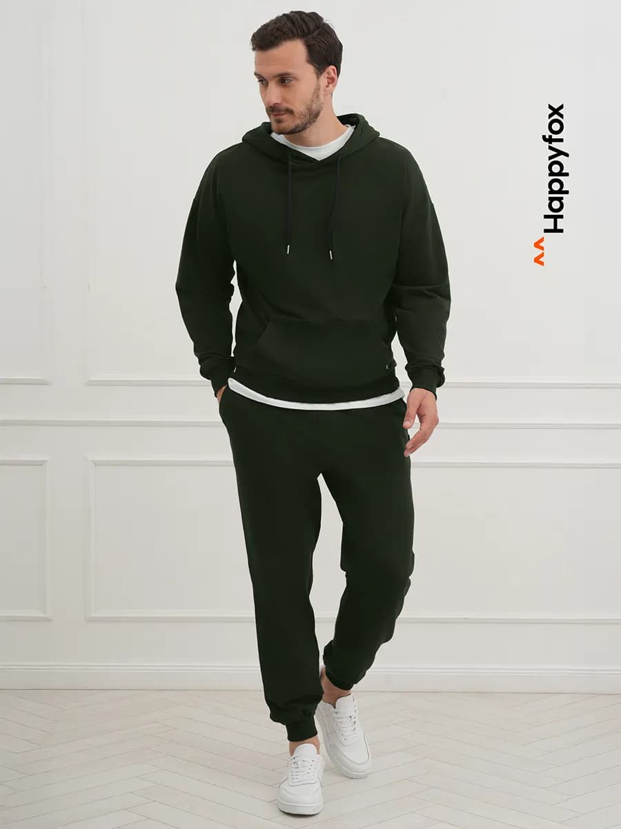 Костюм с брюками спортивный трикотажный футер