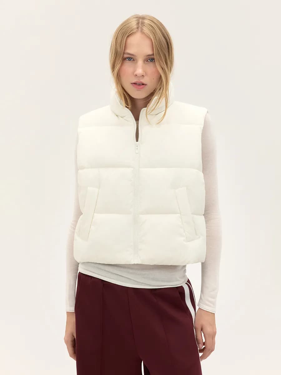 Жилет стеганый утепленный