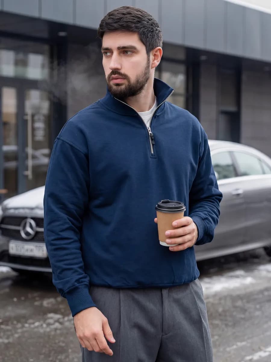 Свитшот на молнии