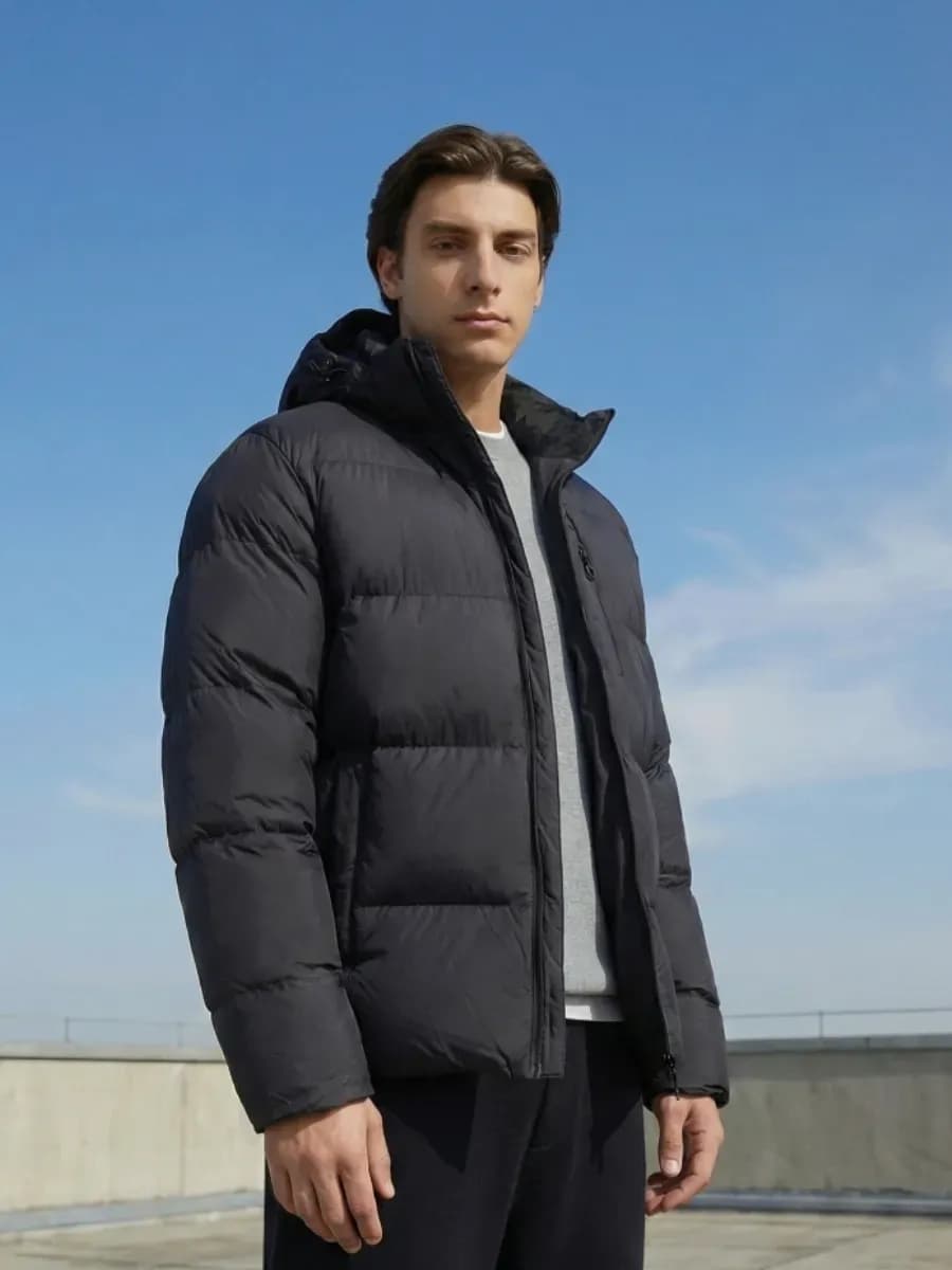 Куртка стеганая с капюшоном