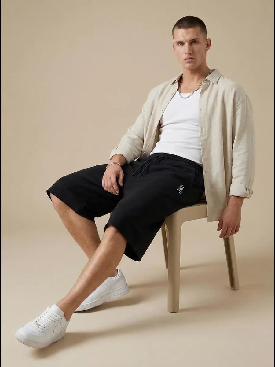 Шорты спортивные удлиненные