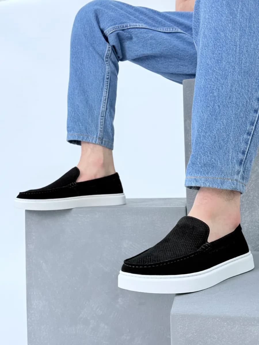 Мокасины топсайдеры летние дышащие повседневные лоферы