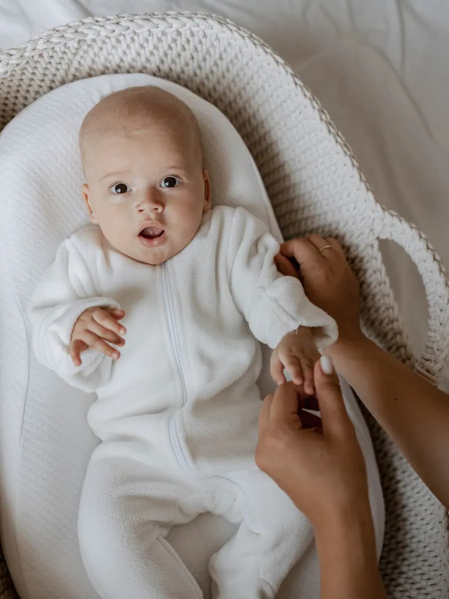 Флисовый комбинезон для новорожденных