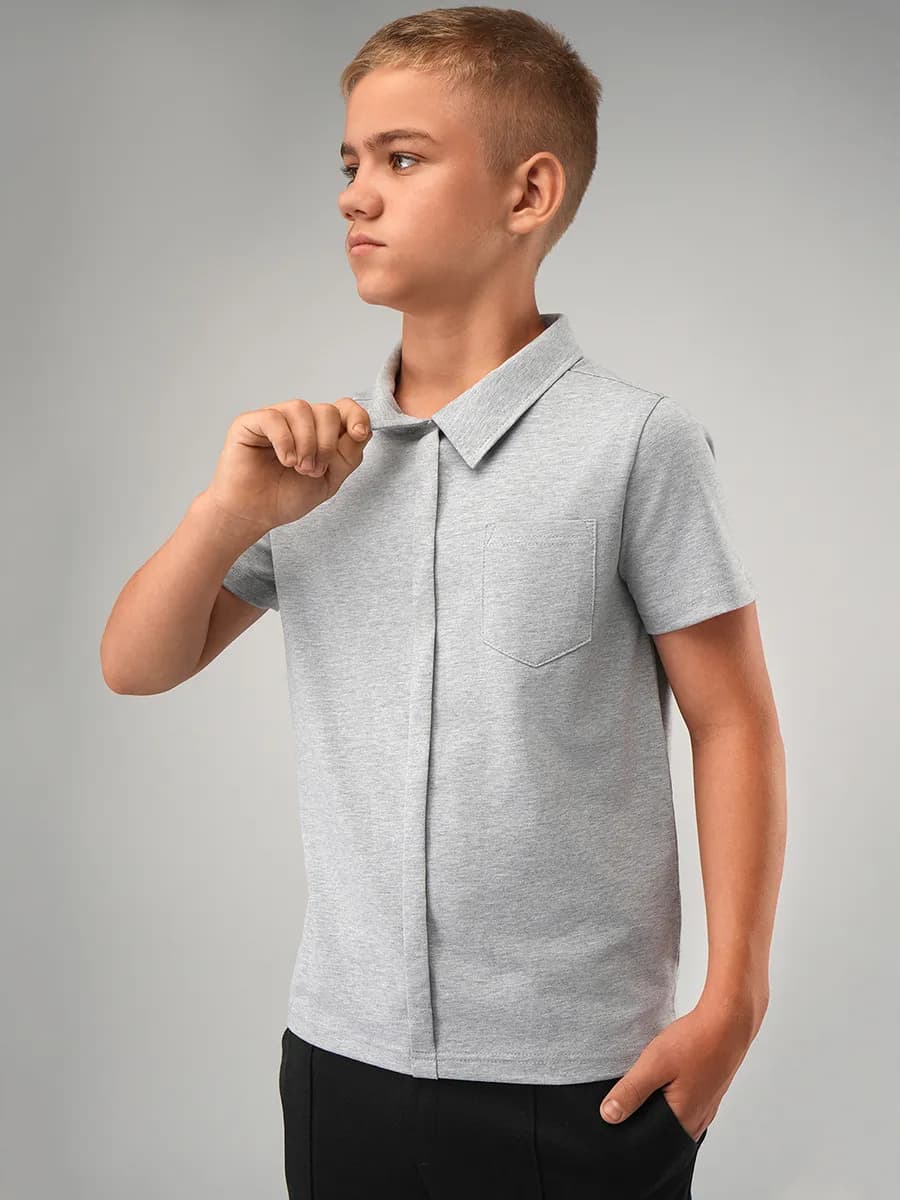 Футболка поло детская базовая хлопок