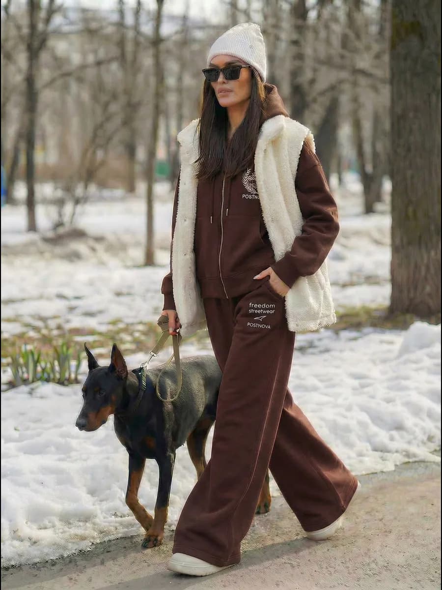 Спортивный костюм брючный оверсайз