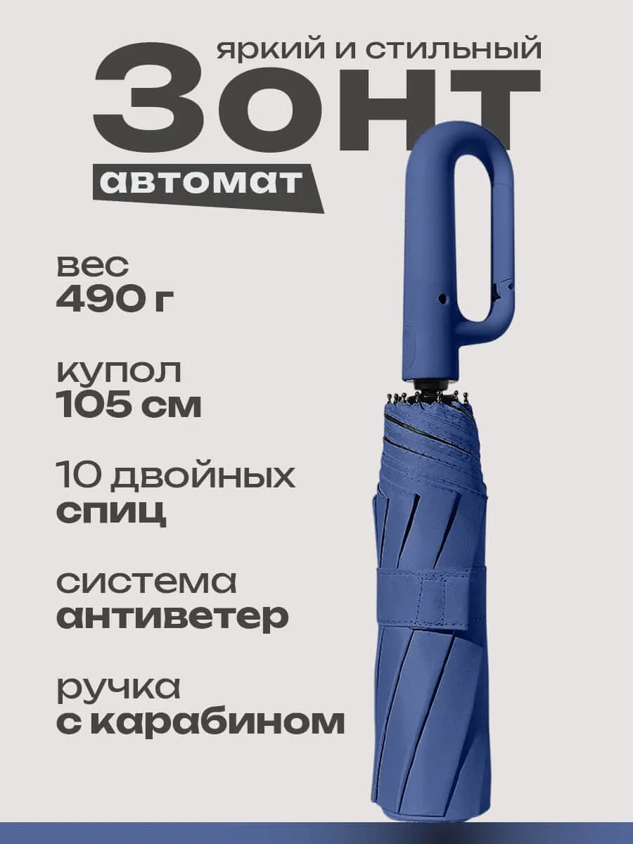 Зонт автомат антиветер 10 спиц