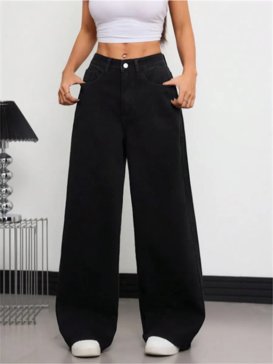 Джинсы багги широкие бойфренды y2k трубы