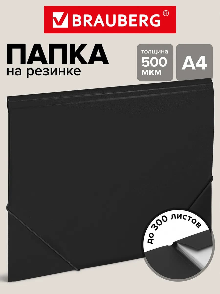 Папка для документов, тетрадей и бумаг А4 для школы и офиса