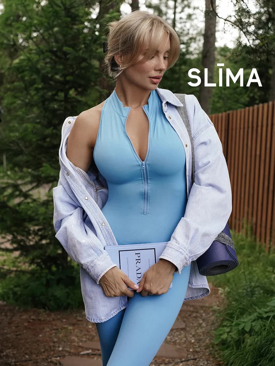 Комбинезон спортивный утягивающий для фитнеса и прогулок