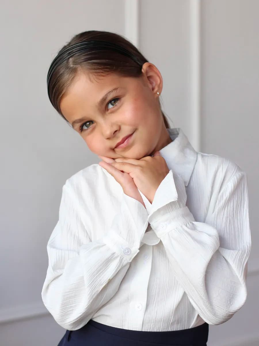 Рубашка школьная блузка