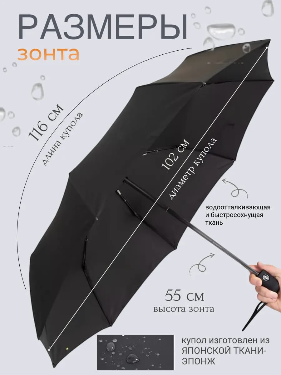 Зонт женский автомат антиветер