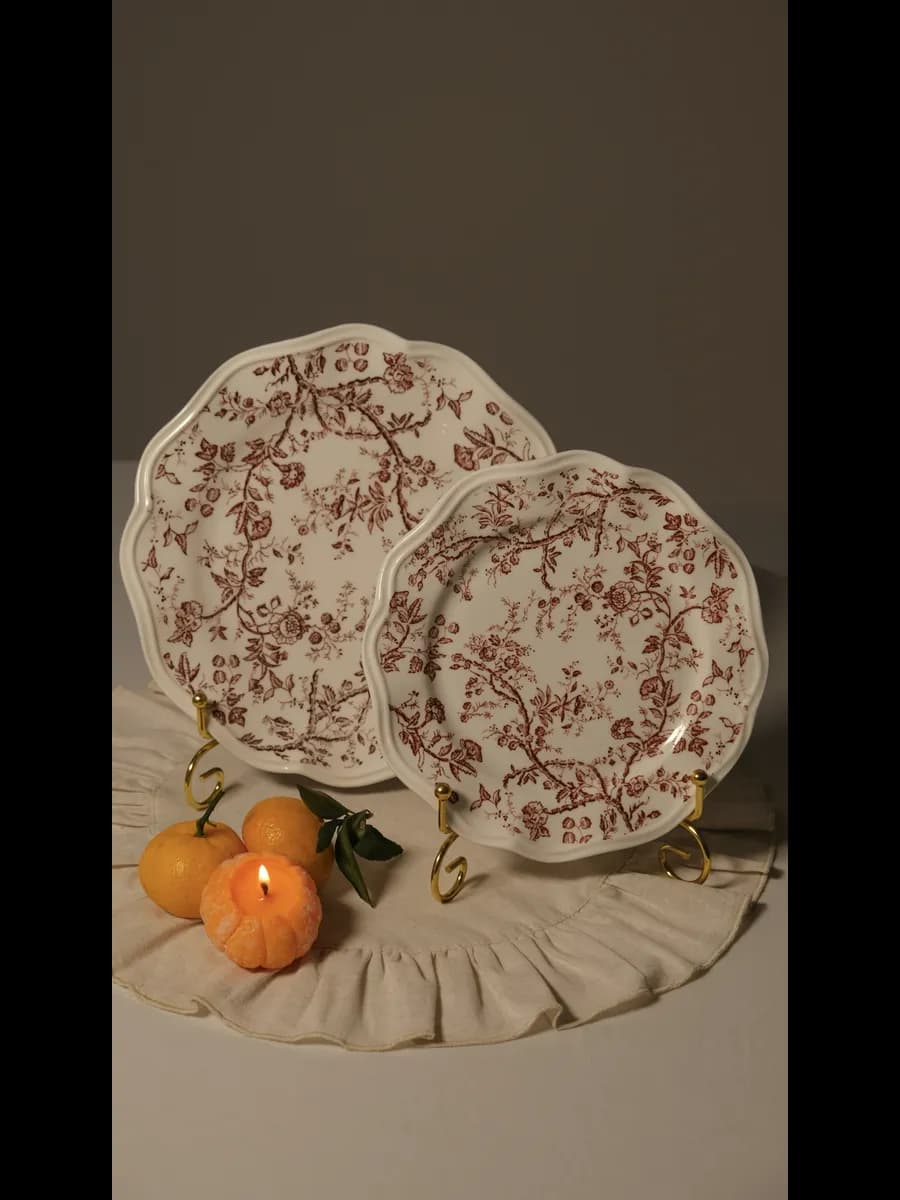 Набор из 2 декоративных тарелок