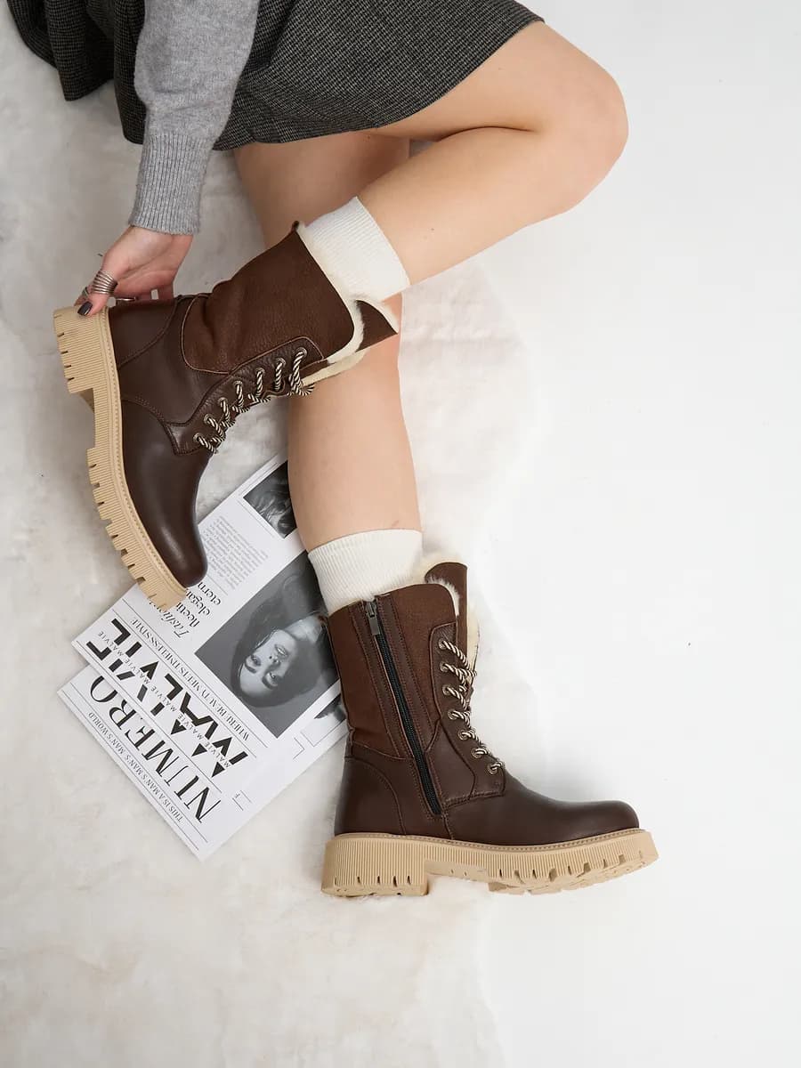 Ботинки женские зимние натуральные