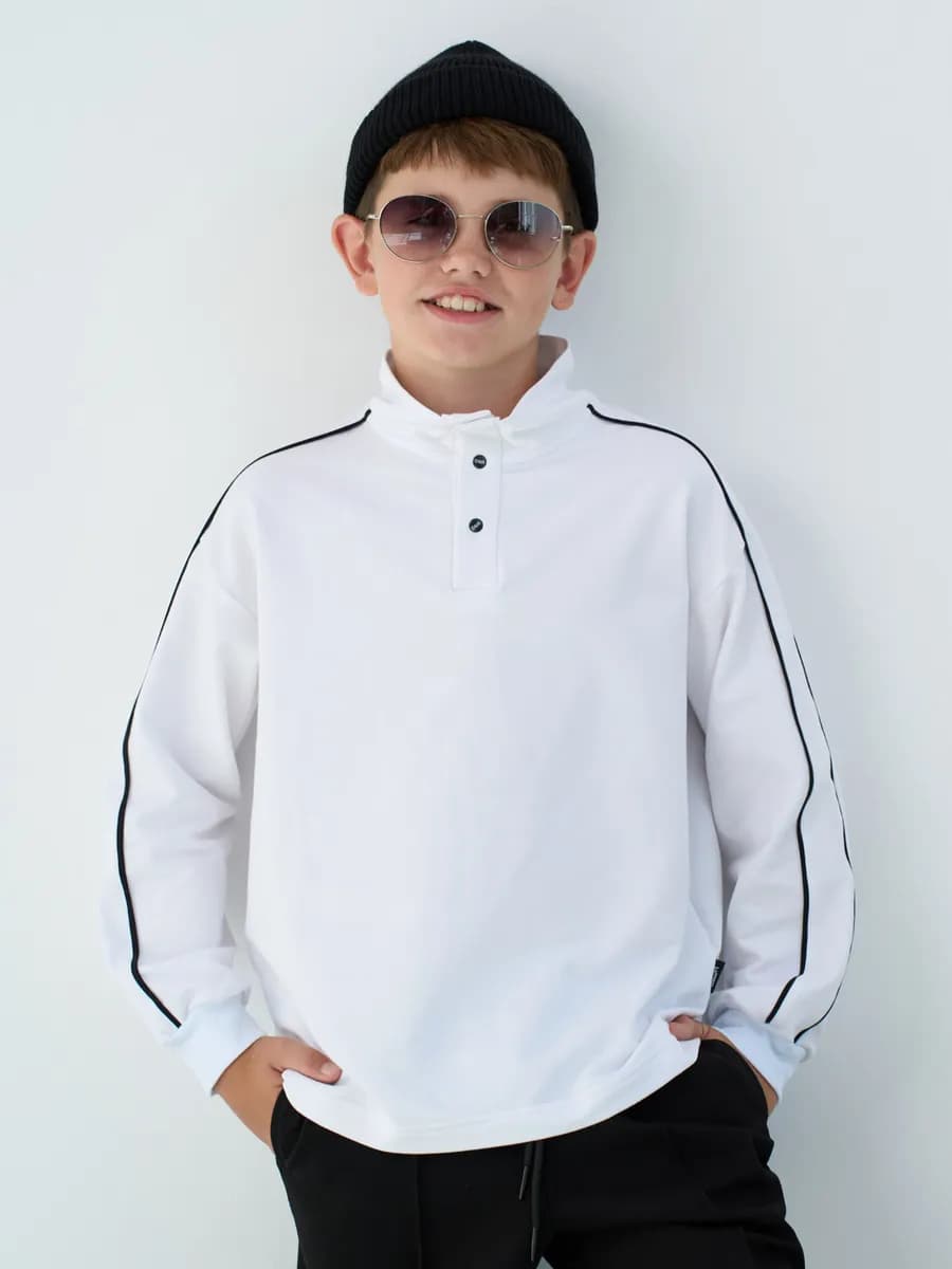 Свитшот для мальчика подростка модный стильный нарядный