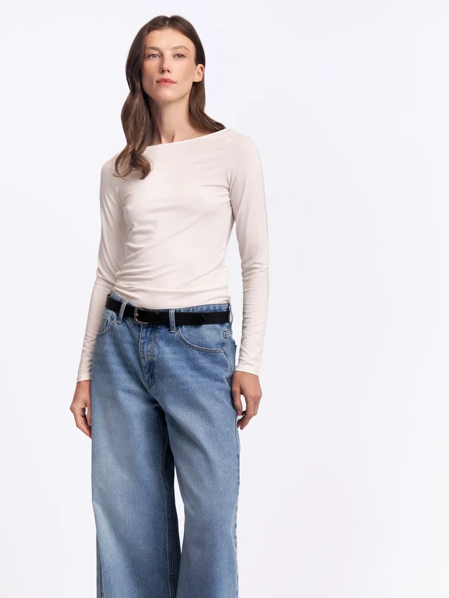 Женский лонгслив из вискозы