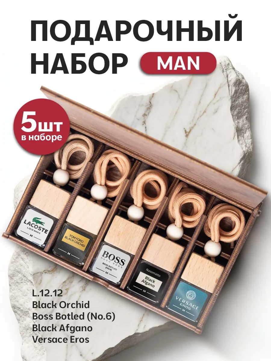 Подарочный набор ароматизаторов в машину автo