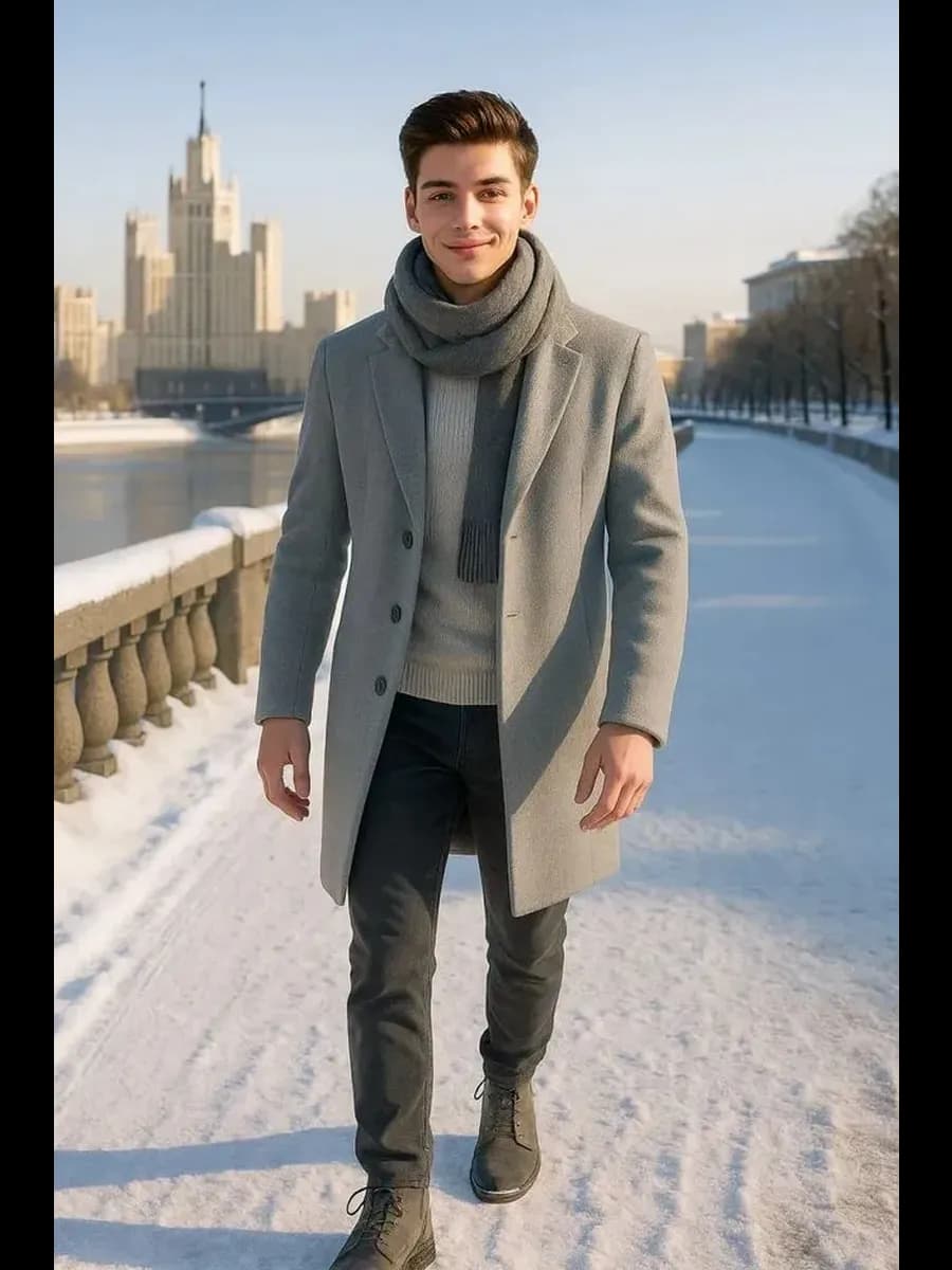 Пальто оверсайз демисезонное