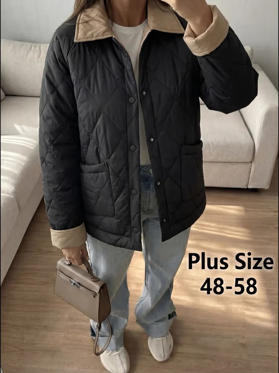 Куртка стеганная оверсайз