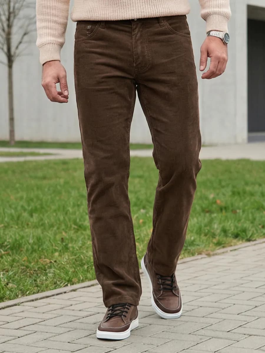Брюки вельветовые прямые
