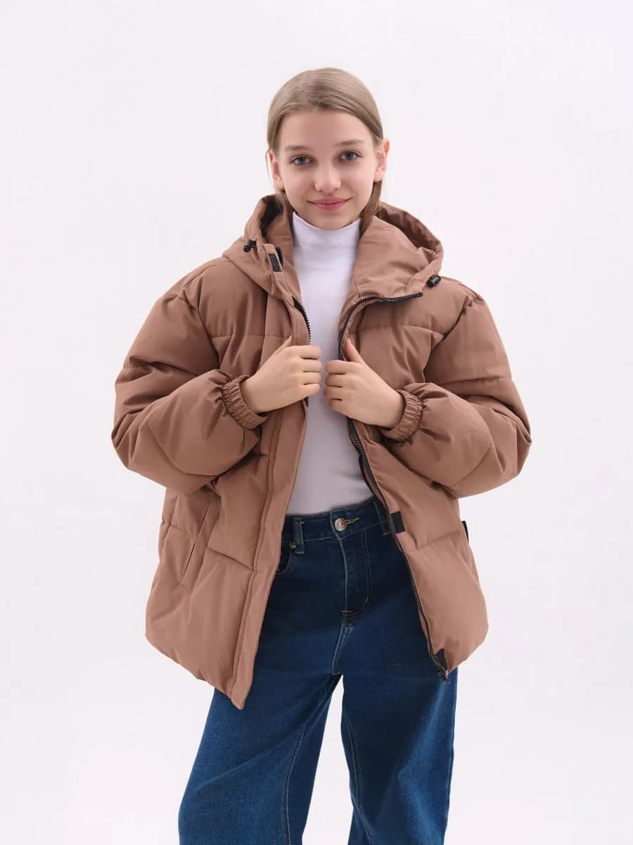 Куртка демисезонная подростковая с капюшоном