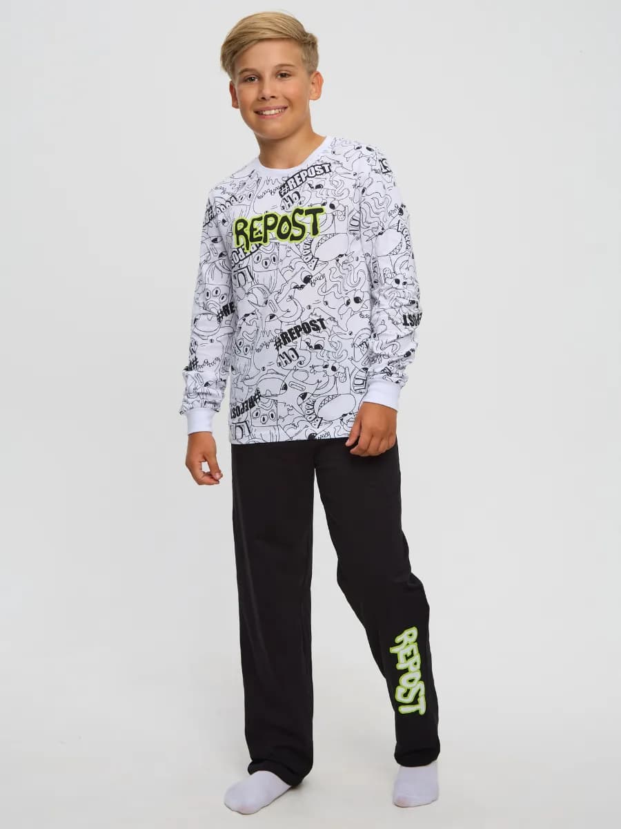 Пижама для подростка, домашний костюм