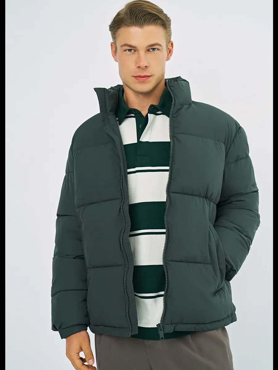 Куртка зимняя стеганая без капюшона