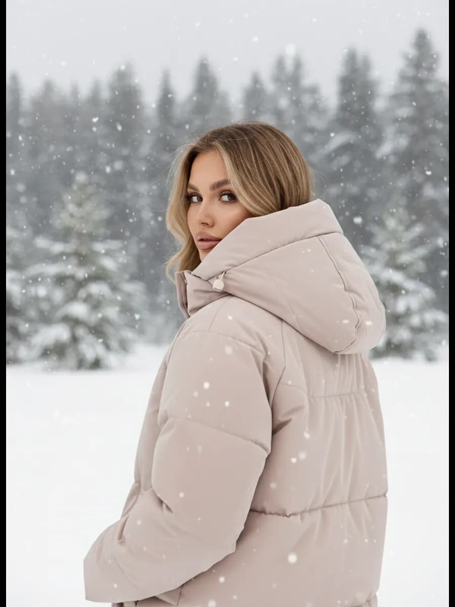 Куртка зимняя с капюшоном