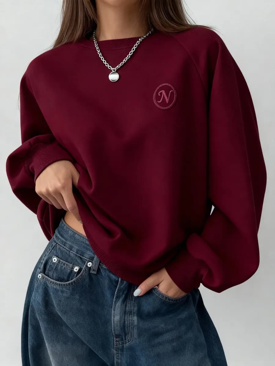 Свитшот женский оверсайз