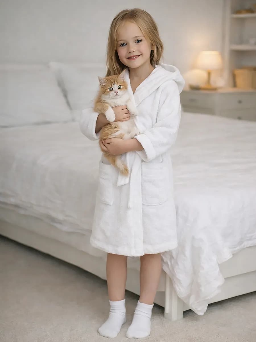 Халат махровый детский