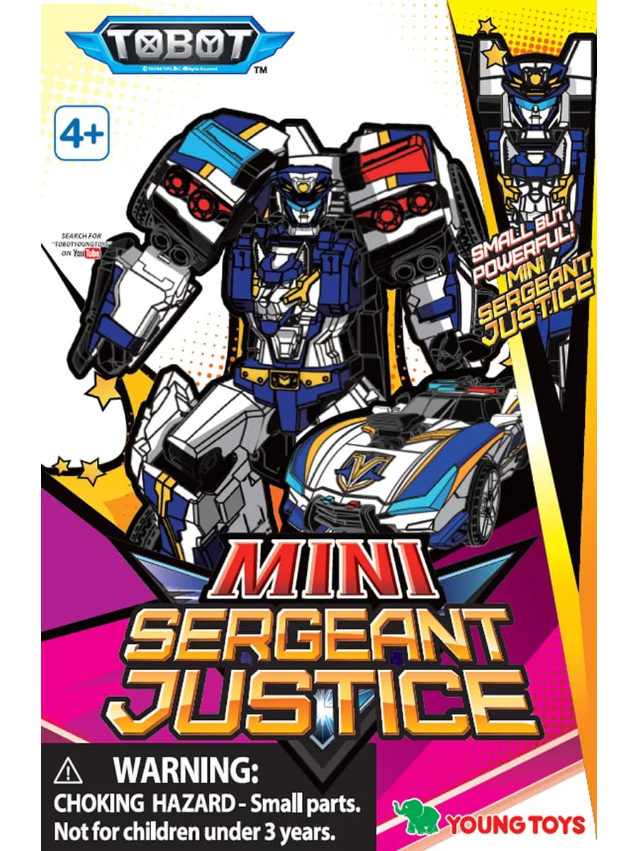 Робот-трансформер ТОБОТ Мини Сержант Джастис