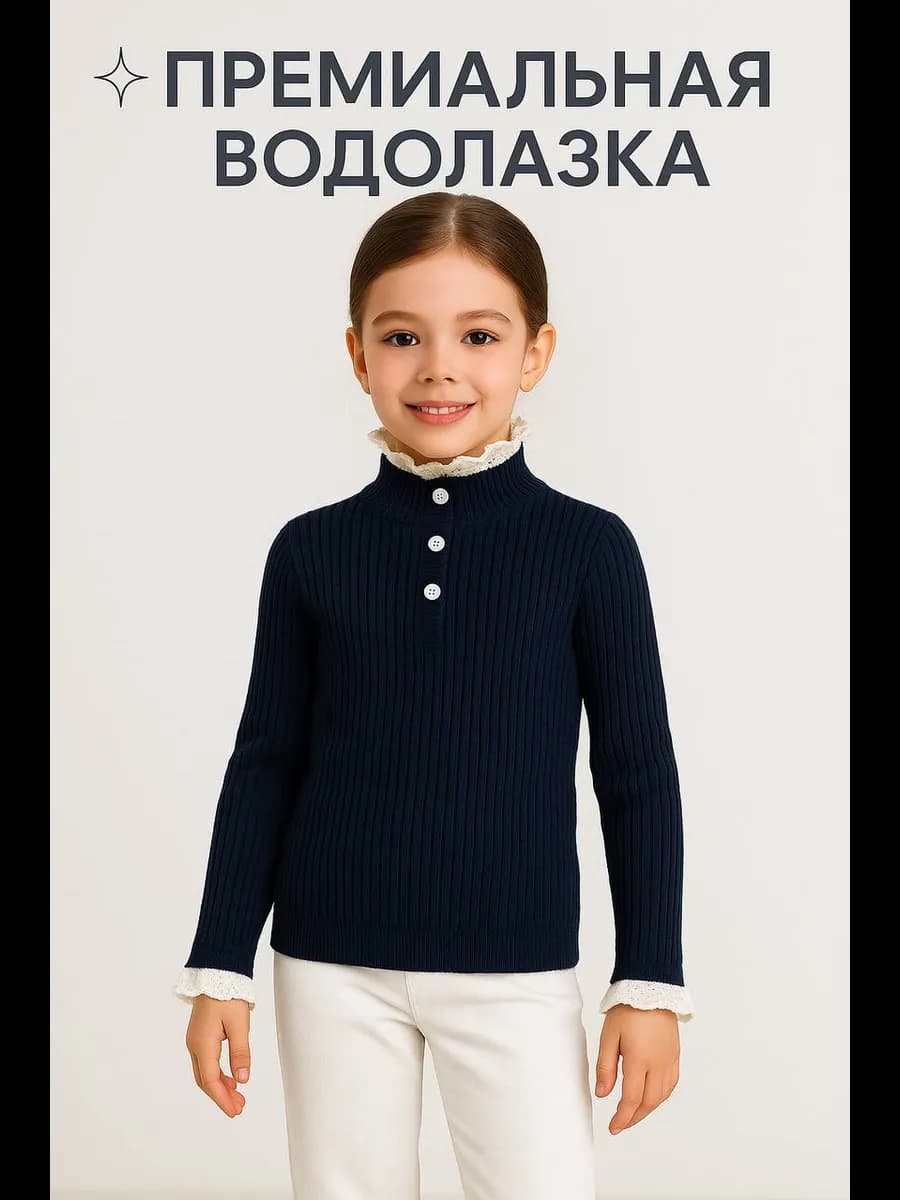 Джемпер школьный для девочки