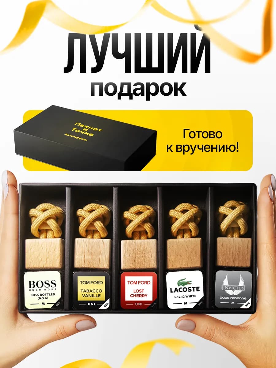 Ароматизатор в Машину - Автопарфюм Мужской Подарочный Набор