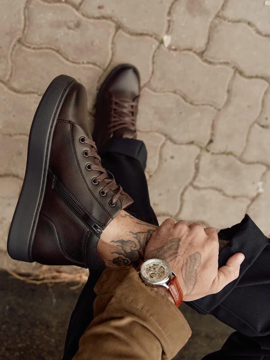 Зимние ботинки с мехом