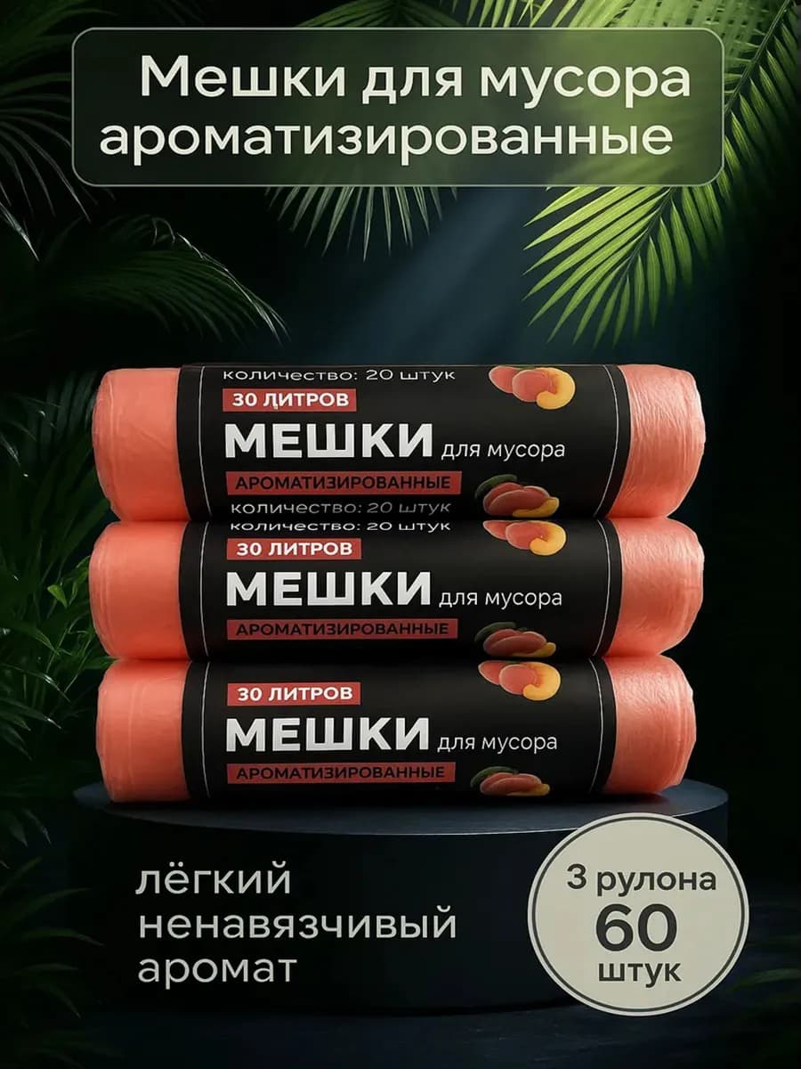 Пакеты мусорные ароматизированные
